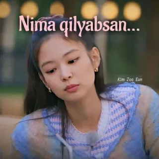 🤔 Nima qilyabsan... женщина, девушка, портрет, лицо, задумчивая, думающая telegram sticker