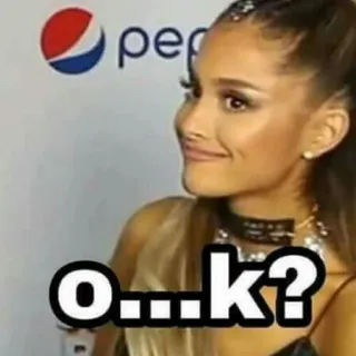 😶 O...k? okej, wyraz, celebryta, mem, śmieszne, reakcja telegram sticker