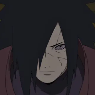⚖ Madara Uchiha Naruto anime, manga, sharingan, rinnegan, villain, uchiha, madara telegram sticker