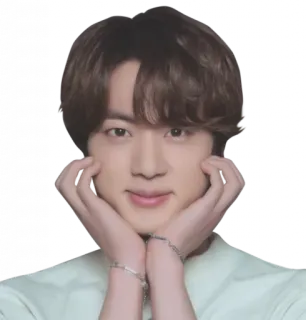 ☺️ Jin kpop, idol, music, portrait, Korean telegram sticker