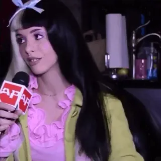 😌 Melanie Martinez Melanie Martinez, Sängerin, Interview, Musiker, Porträt, Promi telegram sticker