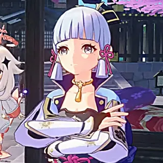 ❄️ Kamisato Ayaka Genshin Impact Anime, Video game, Genshin Impact, Kamisato Ayaka, Karakter telegram sticker