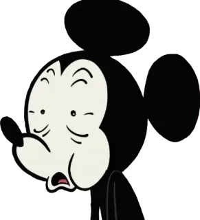 😵 Dessin animé, Souris, Personnage, Classique, Animation, Drôle, Vintage telegram sticker