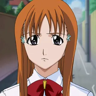 😠 Orihime Inoue Bleach anime, manga, character, Bleach, Orihime Inoue telegram sticker