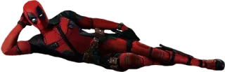 😉 Deadpool Deadpool, Marvel, Superhero, Weapon, Action telegram sticker