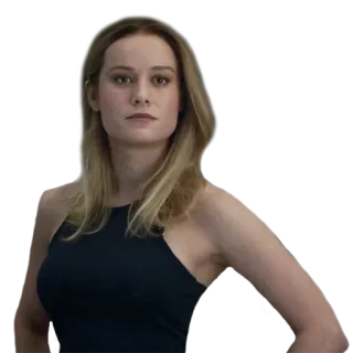 😐 Captain Marvel 惊奇队长, 超级英雄, 漫威, 布丽·拉尔森 telegram sticker