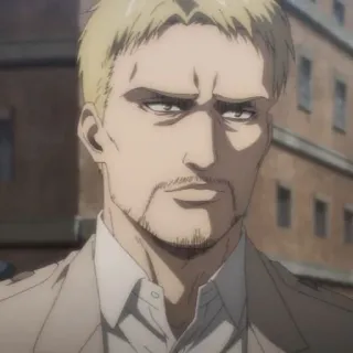 👾 Reiner Braun Attack on Titan アニメ, マンガ, キャラクター, 進撃の巨人, ライナー・ブラウン whatsapp sticker