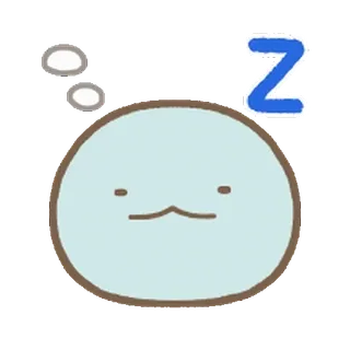 🍐 sonolento, preguiçoso, desenho animado, fofo, relaxante, zen telegram sticker