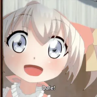 🦩 Dale! Anime, Personaggio, Carino, Adesivo whatsapp sticker