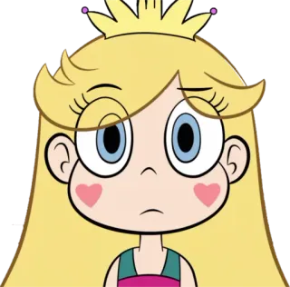 😮 Star Butterfly Star vs. the Forces of Evil การ์ตูน, เจ้าหญิง, ผมบลอนด์, น่ารัก telegram sticker