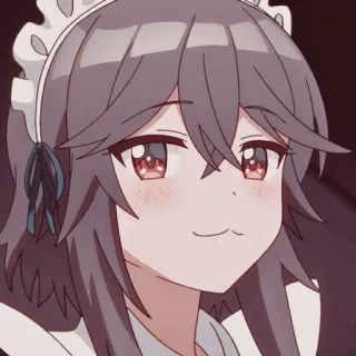 🥰 Anime, Maid, Hoạt hình, Dễ thương, Cô gái, Nhân vật telegram sticker