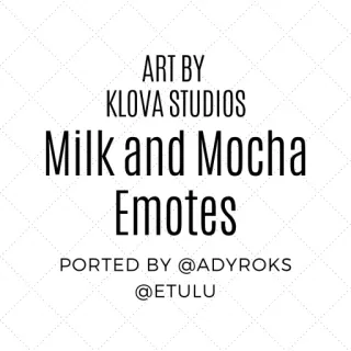 Milk and Mocha Emotes telegram stickers