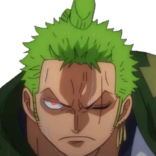 😡 Roronoa Zoro One Piece Anime, Manga, Pirata, Spadaccino, Roronoa telegram sticker