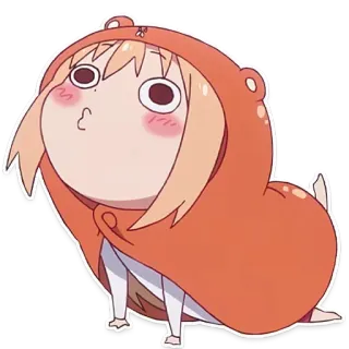 😗 Umaru Doma Himouto! Umaru-chan Аниме, Умару, Химоуто, Мультфильм, Милый, Манга telegram sticker