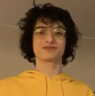 💗 Finn Wolfhard Finn Wolfhard, acteur, célébrité, personne, lunettes whatsapp sticker