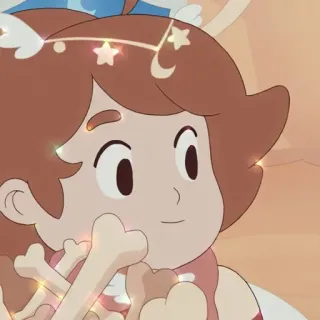 🥯 Cartoni animati, Anime, Personaggio, Ossa, Stelle telegram sticker