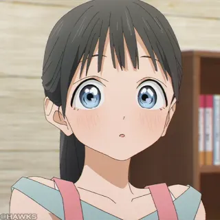 🎐 Anime, Ragazza, Carino, Cartone animato, Personaggio telegram sticker