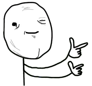 👉 meme, funny, internet, pointing, face whatsapp sticker