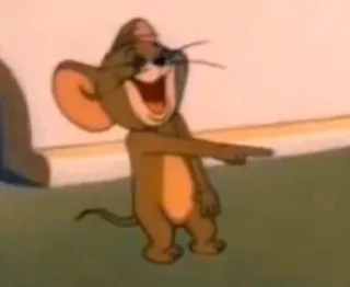 🚨 Jerry Tom and Jerry Cartoon, Muis, Grappig, Jerry, Meme whatsapp sticker