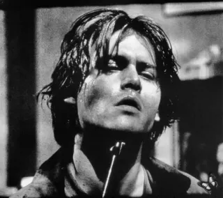🗡️ Johnny Depp, Edward Scissorhands, Film, Acteur, Geweld, Militair telegram sticker