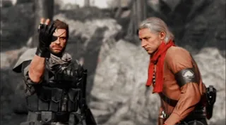 👍 Big Boss Metal Gear Solid V: The Phantom Pain jeu vidéo, soldat, militaire, violence, doigt d'honneur whatsapp sticker