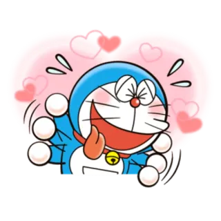 Doraemon's Many Emotions @stickerscar telegram stickers