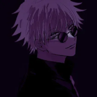 🛐 Satoru Gojo Jujutsu Kaisen 动漫, 五条悟, 咒术回战, 角色, 眼镜, 漫画, 动漫角色 telegram sticker