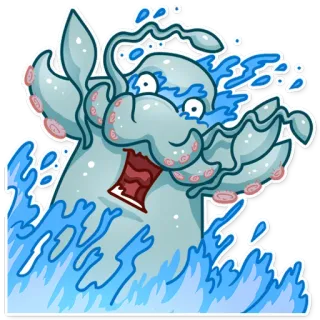 Cthulhu calls telegram stickers