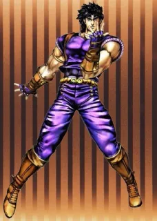 😉 Joseph Joestar JoJo's Bizarre Adventure Anime, Manga, Joseph Joestar, JoJo's Bizarre Adventure, Pose, Charakter telegram sticker