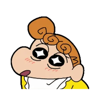 🤩 Bo-chan Crayon Shin-chan anime, cartoon, character, crayon shin-chan, bo-chan telegram sticker