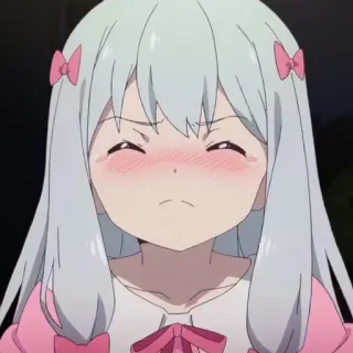 ❤️ Anime, Garota, Desenho animado, Personagem, Bravo, Fofo, Mangá whatsapp sticker