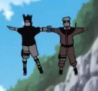 😎 Naruto Uzumaki Naruto Аниме, Манга, Наруто, Саске, Друзья, Командная работа, Мультфильм telegram sticker