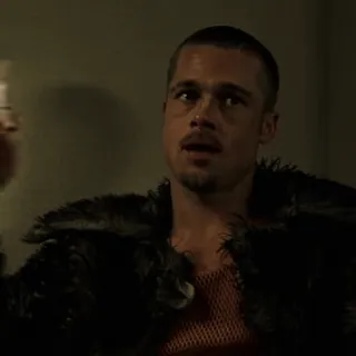 🚬 Tyler Durden Fight Club brad pitt, club de la lucha, tyler durden, película, actor telegram sticker