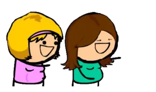😂 卡通, 动画, 角色, 火柴人, 喜剧 whatsapp sticker