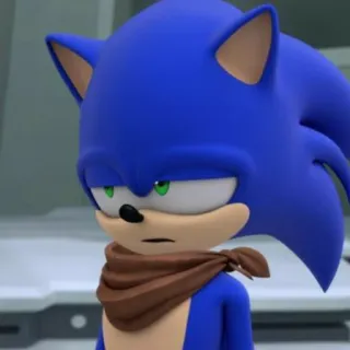 😒 Sonic the Hedgehog Соник, ёж, синий, мультфильм, персонаж telegram sticker