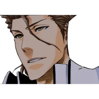 🧬 Sosuke Aizen Bleach 애니메이션, 블리치, 아이젠, 소스케, 대장 telegram sticker