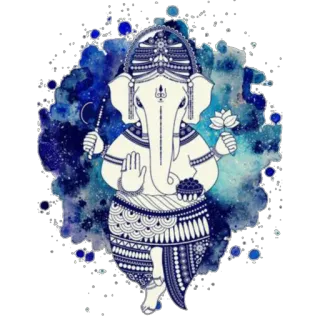 💓 Ganesha Ganesha, Dewa Hindu, Dewa India, Dewa gajah, Hindu, Spiritual, Religius telegram sticker
