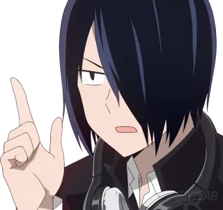 ☝️ Yu Ishigami Kaguya-sama: Love Is War Аниме, Ишигами, Кагуя-сама, Ю Ишигами, Указывает telegram sticker