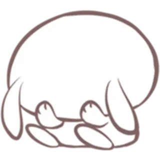 😞 かわいい, 動物, マンガ, カワイイ, ちび telegram sticker