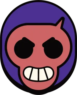 🚀 skull, angry, cartoon, sticker, mascot telegram sticker