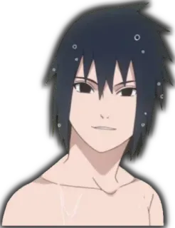 😈 Sasuke Uchiha Naruto anime, sasuke, naruto, uchiha, cartoon, character telegram sticker