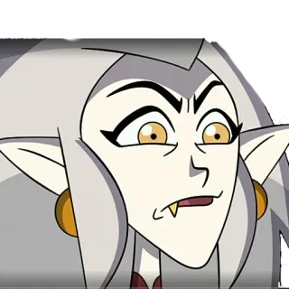 😠 Eda Clawthorne The Owl House cartoon, witch, owl house, eda clawthorne, character, fantasy, animation telegram sticker