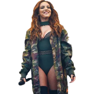 😁 mulher, camuflagem, moda, música, cantora, celebridade whatsapp sticker