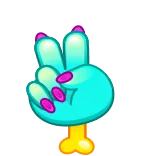 Psychopath Emoji telegram emojis ✌️