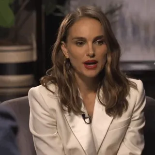 🍄 Natalie Portman atriz, celebridade, mulher, retrato telegram sticker