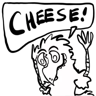 Wordy Chicken Noodle telegram stickers
