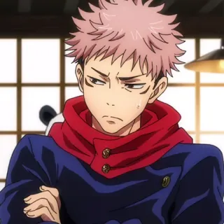💥 Yuji Itadori Jujutsu Kaisen Anime, Manga, Yuji Itadori, Jujutsu Kaisen, Personaggio, Cartone animato telegram sticker