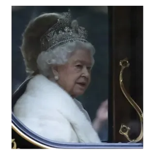 🚌 Queen Elizabeth II Королева Елизавета, Королевская семья, Монарх, Глава государства, Тиара, Британская монархия telegram sticker