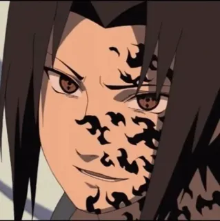 🎼 Sasuke Naruto Anime, Ninja, Segno maledetto, Sharingan, Uchiha, Sasuke telegram sticker