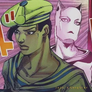 💥 JoJo's GangStar 죠죠, 애니, 만화, 아트 telegram sticker